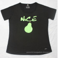 Ladies Simple Print Cotton T Shirt